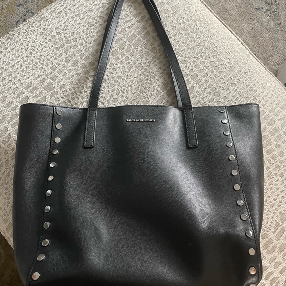 Black tote with silver studs! - Picture 3 of 9